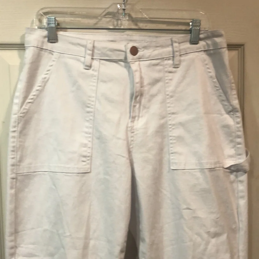YMI White Cargo Joggers, size 13/31 - Picture 2 of 14